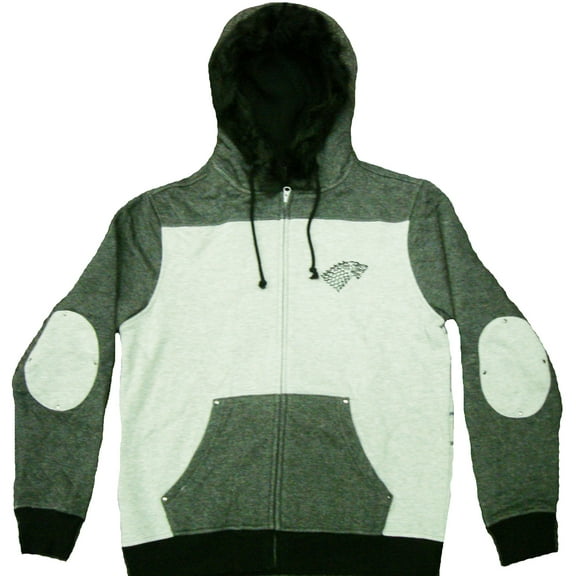 HBO'S Game Of Thrones Winter Is Coming Fur Zip Adult Hoodie