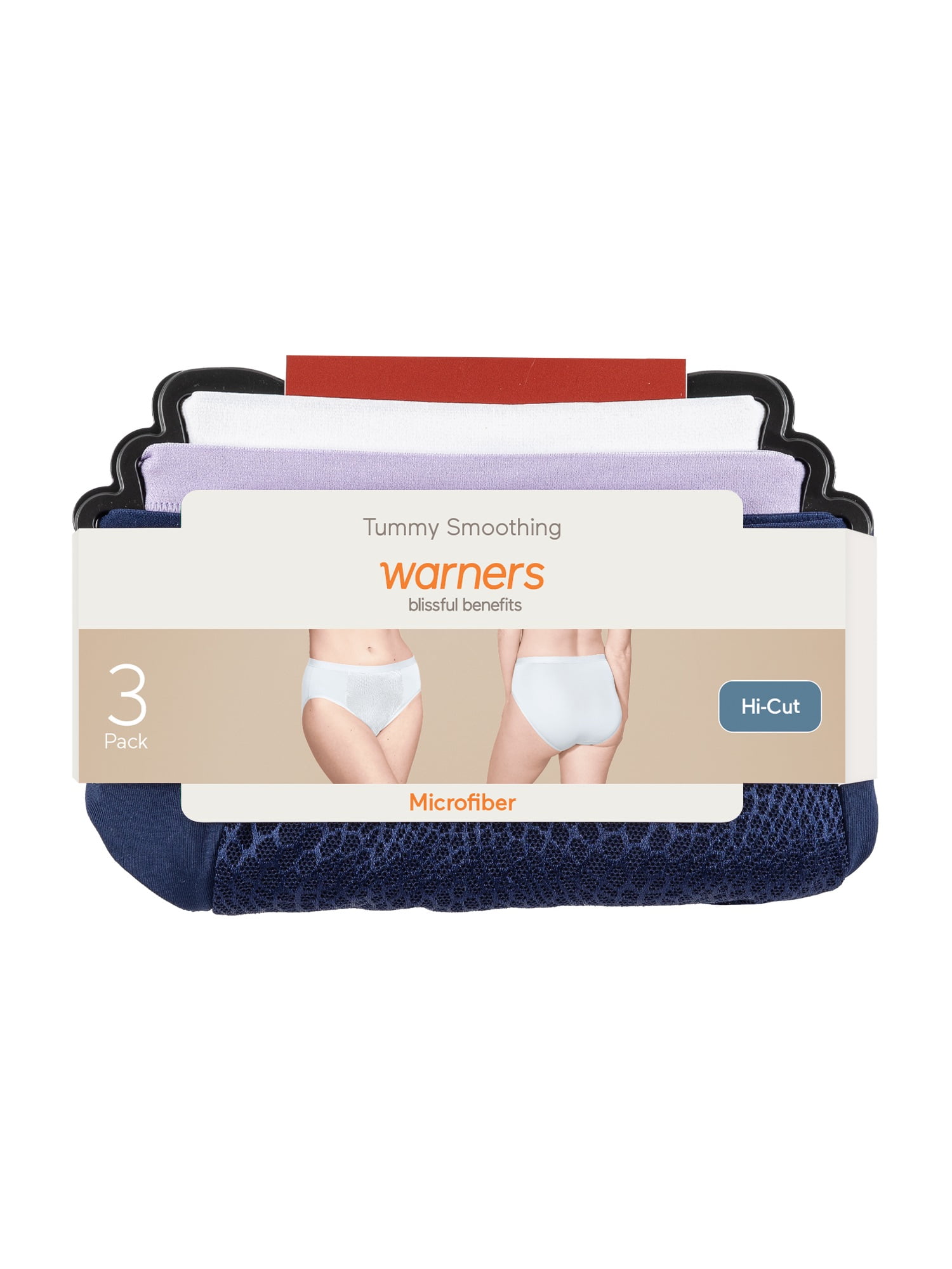 Warners® Blissful Benefits Women's Tummy Smoothing 3-Pack Hi-Cut