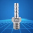 thumbnail image 2 of Conector de cola de manguera de púas para instalación de tuberías de rosca macho BSP (1/8x6mm), 2 of 3