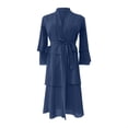 thumbnail image 5 of LEKWK Layered Ruffle Abaya Set for Kids Girls Long Sleeve Maxi Dress Hijab Scarf Islamic Prayer Clothing Modest Muslim Robe Eid Ramadan Outfit, 5 of 9
