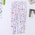 thumbnail image 2 of SWSMCLT Women's Plus Size Pajama Set Capri Pant Sleepwear Thin Short Sleeve Pj Set Christmas Pjs Cotton Halloween Summer Patterned4 X-Large, 2 of 5