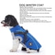 thumbnail image 4 of Cazón para Perros, Chaqueta de Chaleco de Mascota Impermeable de Cofre Azul Azul Reflectante Azul para Otoño Para Perros Niñas, 4 of 7