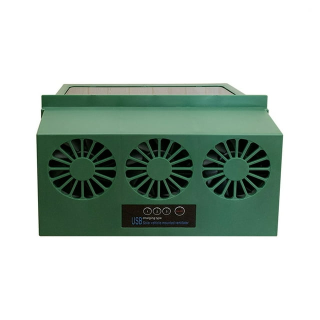 Solar Exhaust Fan Air Cycle Fan Car Fan Window Changing Fan Cooling Heat Radiator ,Dual Power Supply