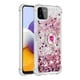 thumbnail image 2 of Funda para Samsung Galaxy A22 5G con Brillo Líquido Flotante, Purpurina, Parachoques y Anillo Giratorio Soporte, 2 of 5