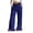 Z-51Dark Blue, variant on Ruyang Teens Girls' Dress Pants High Waisted Wide Leg Pants Kids School 𝐔niform Formal Long Lounge Trousers Preppy Clothes