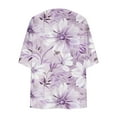 thumbnail image 4 of Nmnitkp Lightweight Summer Cardigan Womens Blouse Sleeve Cardigan Floral Print Puff Sleeve Kimono Cardigan Loose Cover Up Casual Blouse Tops, 4 of 4