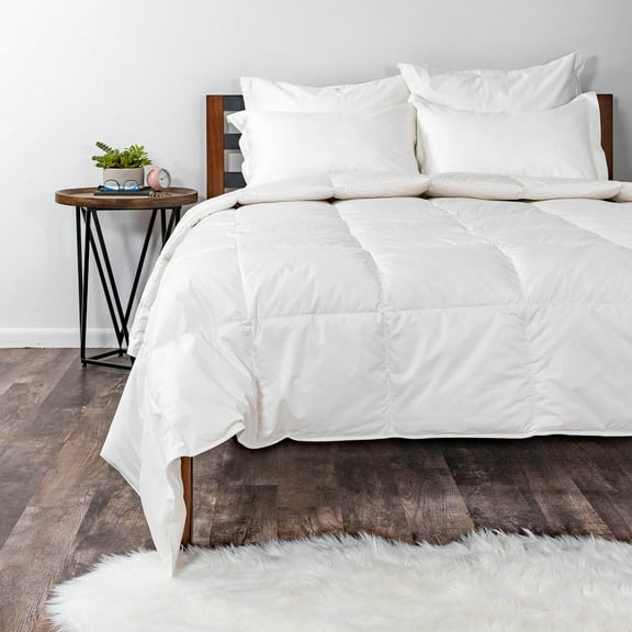 Seasonal LLC Medium Warmth Premier Down Alternative Comforter 295 Thread Count Brushed Cotton Twill