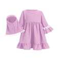 thumbnail image 5 of MEZZALL Elegant Prayer Abaya Dress And Hijab For Girls Worship Outfit Birthday Party Clothing Sets Kids Celebration, 5 of 5