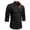 Black, variant on Button Down Shirt for Men Casual Lightweight Classic Shirts Comfortable Slim Fit Beach Summer Clothing Navy Size XXL