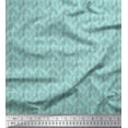 thumbnail image 1 of Soimoi Cotton Jersey Fabric Artistic Leaves Print Fabric by The Yard 58 Inch Wide, 1 of 3