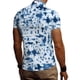 thumbnail image 4 of Men's Summer New Loose Print Short Sleeve Shirt Cardigan Beach Shirt XL, 4 of 5