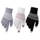 thumbnail image 2 of Guantes de pantalla táctil cálidos de punto de invierno para mujer (negro) brillar Electrónica, 2 of 2