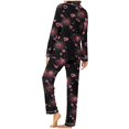 thumbnail image 4 of Iyufng Womens Pajama Sets Long Sleeve,Valentine's Day Pajama Sets for Women Plus Size Sleepwear,Womens Plus Loungewear with Pockets V-Neck Valentines Love Heart Pjs S-XXXL, 4 of 7