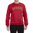 thumbnail image 2 of Wild Bobby San Francisco SF American Football Cities | Classic Varsity College Style Fantasy Fan, Trendy Team Streetwear Sports Unisex Crewneck Sweatshirt, 2 of 6