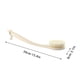 thumbnail image 5 of Cepillo trasero de mango largo para ducha: cerdas suaves, exfoliante corporal, diseño ergonómico, 15,4 pulgadas, accesorio de baño para adultos, 5 of 6