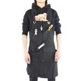 thumbnail image 3 of Delantal ajustable duradero práctico negro con correa ajustable para hombres mujeres trabajadores jardineros ANGGREK Otros, 3 of 8
