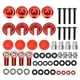 thumbnail image 1 of Kit de fijación de tapa de amortiguador de aleación de aluminio HSP / rgt / himoto / redcat 1 / 10 RC carred, 1 of 10