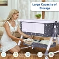 thumbnail image 4 of Magic Co Portable Baby Bassinet with Mosquito Net – Foldable Infant Crib for Safe & Comfortable Sleep, Mobile Baby Bed with Wheels, 4 of 10