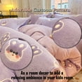 MorroMorn Twin Bedding Sets, Purple Bunny Duvet Cover Set, Fluffy