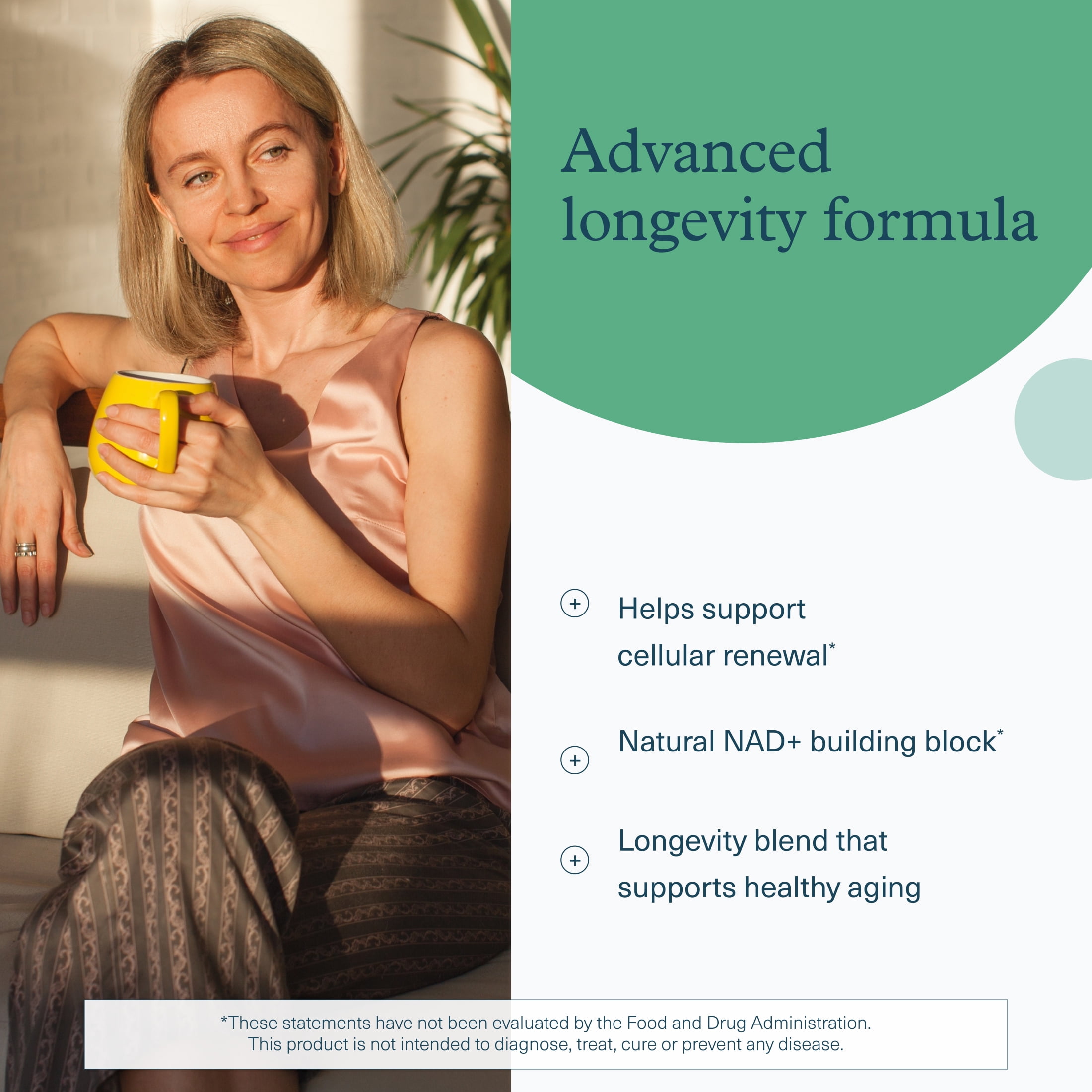 Youtheory Longevity NR, Nicotinamide Riboside, 60 Vegetarian Capsules, NAD+ Booster for Health Aging Support, Cellular Renewal (30 Day Supply)