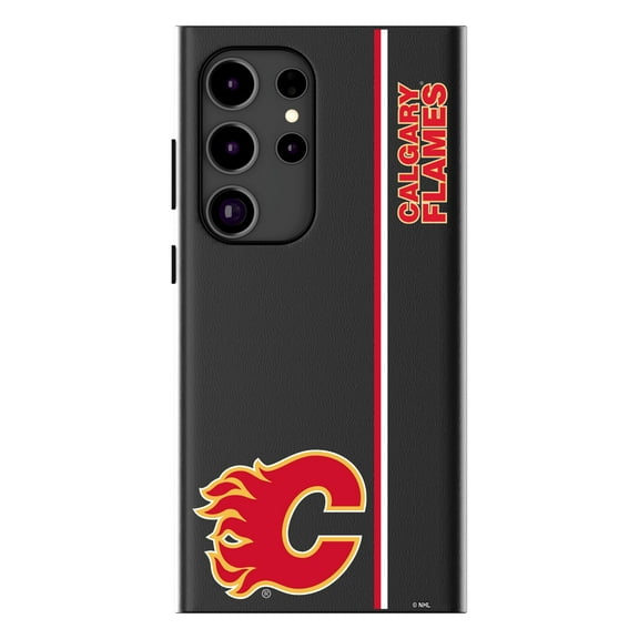 Keyscaper  Black Calgary Flames Galaxy Magnetic Bump Case