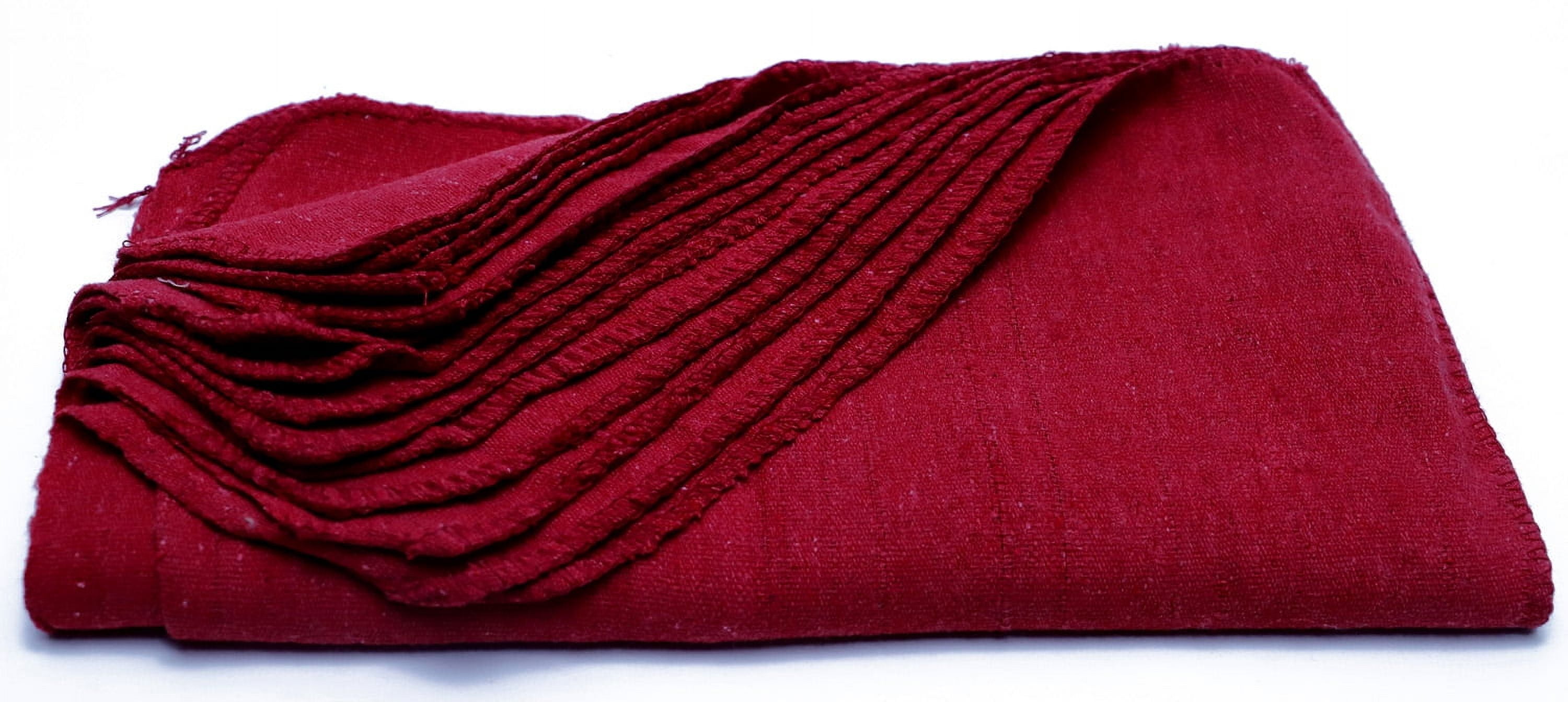 Auto Drive Shop Towels, Red, 50 Count