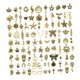 thumbnail image 5 of 100 Colgantes de de Animales Mixtos para La Fabricación de Pulseras de Collar de Joyería de Bricolaje perfecl Colgantes con dijes de letras 2020 EE. UU., 5 of 6