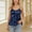 Navy, variant on Women's Sequin Tank Tops for Party V-Neck Strappy Sparkle Camisole