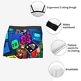 thumbnail image 4 of Sigee Geometry Dash (1) for Men's Cotton Panties Soft, Breathable, and Comfortable Boxer Briefs,Small, 4 of 7