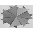 thumbnail image 1 of Ahgly Company Machine Washable Indoor Rectangle Transitional Platinum Gray Area Rugs, 5' x 7', 1 of 7