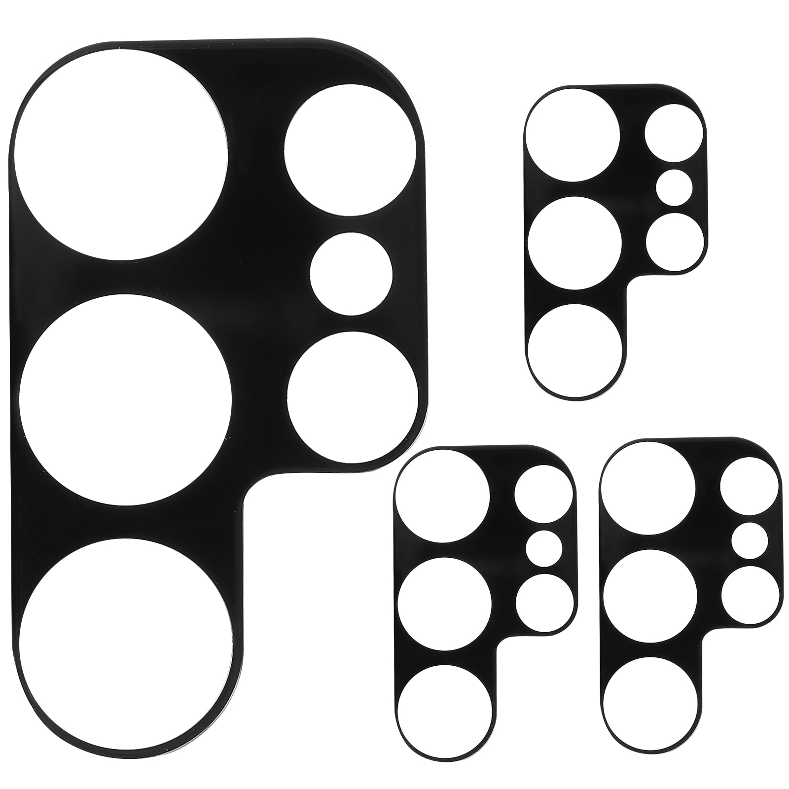 MasteelfCA 4pcs Camera Lens Screen Protector Anti-Scratch Film Camera Screen Protector Compatible for Galaxy S23 Ultra