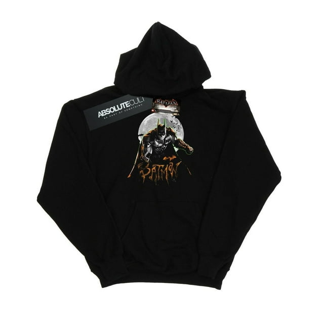 DC Comics Boys Batman Arkham Knight Halloween Moon Hoodie