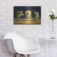 thumbnail image 5 of Luxe Metal Art 'Yoga Chicks Three' by Lucia Heffernan, 24"x16", 5 of 8