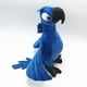 thumbnail image 2 of Loro azul de dibujos animados, loro de peluche, pájaro joya azul de peluche, muñeco de peluche nuevo, animal de peluche de 35 cm, 2 of 5