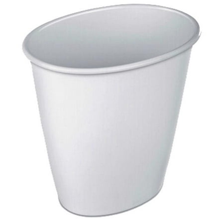 Sterilite 1.5 Gallon Trash Can, Plastic Bathroom or Office Trash Can, White