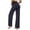 *Navy, variant on VBVC Women's High Waisted Wide Leg Pants , Quick-Dry Yoga Pants For Women,Ladies' Stretchy Athleisure Trousers with Pockets,Beige,XS-XL
