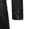thumbnail image 3 of Gubotare Big And Tall Jacket Jacket Goth Fit Suit Praty Outwear Coat Men's Sequin Tuxedo (Black, M), 3 of 5