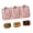 Pink, variant on Lynono Co.,Ltd Multifunctional 3 Cavity Dessert Molds Walnuts Shape Kitchen Baking Accessory Great for Cooking Food Safe and Flexible