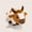 Brown, variant on AuroraX Medium Cow Stuffed Animals Cute Weighted Ultrasoft Plushie for Anxiety 12 Inch Plush Pillows Toys for Girls,Boys,Adults Birthday Gifts,Black