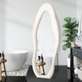 thumbnail image 3 of Melodieux 24"x 63" Free Standing Irrefular Wavy Full Length Mirror, 3 of 4