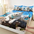 thumbnail image 3 of Homewish 3D Tribal Wolf Bed Sheets for Adult, Mystic Dream Catcher King Sheets, Southwestern Sheet Set, Lightweight Room Decor, 4-Piece, 3 of 7
