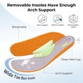 thumbnail image 4 of Artlea Wide Toe Box Walking Shoes for Women Arch Support Sneakers Plantar Fasciitis Orthotic Tennis Shoes for Foot Pain Relief, US Size 8.5, 4 of 8