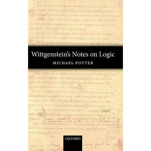 Wittgenstein's Notes on Logic, (Hardcover)