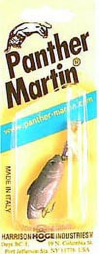 Panther Martin Vivif-Style Spinner Minnow, Size (1/8oz.), 2", Super Silver Silver