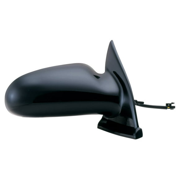 Fit System Passenger Side Mirror for Saturn S Series Sedan & Wagon, Black, Non-Foldaway, Power