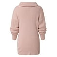 thumbnail image 4 of AOOCHASLIY Clearance Sweaters Women Fashion Casual Shoulder Pocket Knitwear Sweater, 4 of 5