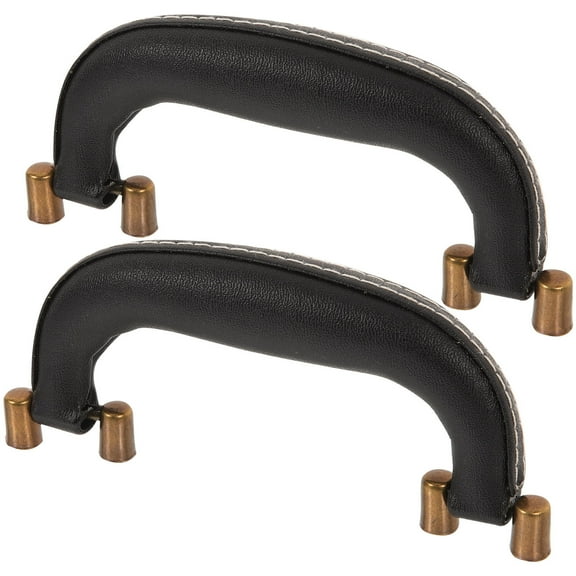 Homoyoyo 2-Pack Antique Bronze Replacement Luggage Handles Set for Suitcase Repair and Travel Case Maintenance