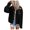 Black, variant on Vedolay Womens Tops Womens Denim Jacket Casual Long Sleeve Jean Jacket with Pockets,Black One Size