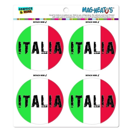 

Italia Italy Italian Flag MAG-NEATO S(TM) Car/Refrigerator Magnet Set