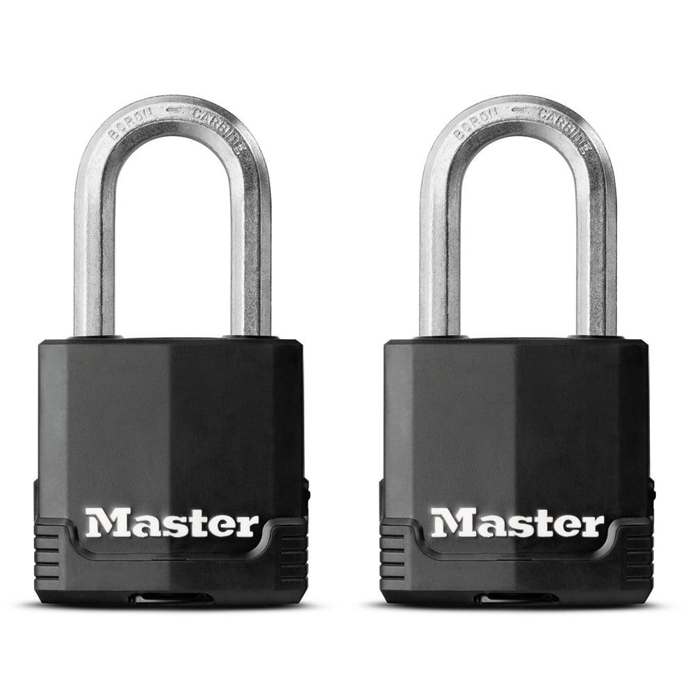 Master Lock 141 D Covered Aluminum Keyed Padlock HIGH QUALITY Black | 